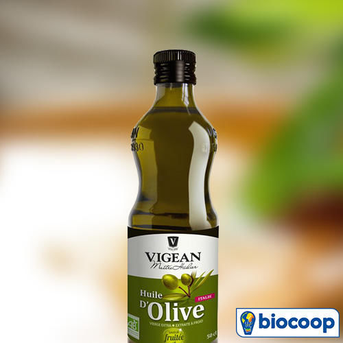 Huile du mois d'août : huile d'olive vierge extra Vigean Huile du mois d'août : huile d'olive vierge extra Vigean