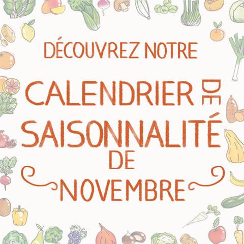 Fruits & légumes : le calendrier de saisonnalité de Novembre 2020, selon Biocoop